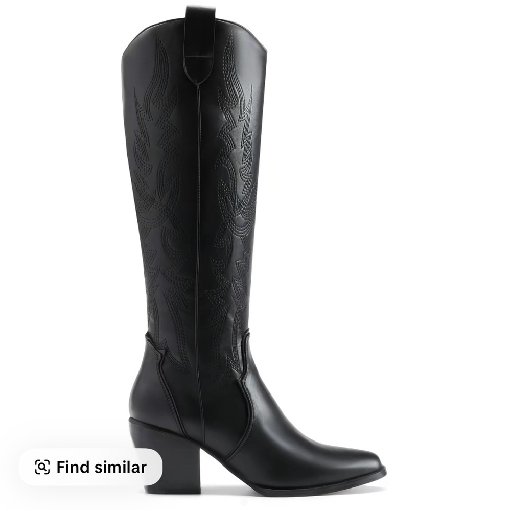 Dream Pairs Black Heeled Boots